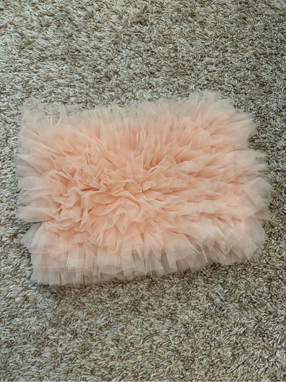 Zara Strapless Ruffle Tube Top in Blush Pink - Picture 2 of 2